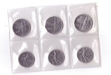 6 MONETE PICCOLE 100 LIRE+50
