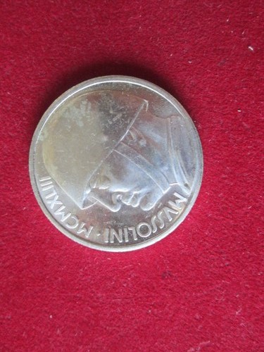 Moneta benito mussolini - moneta, l.20