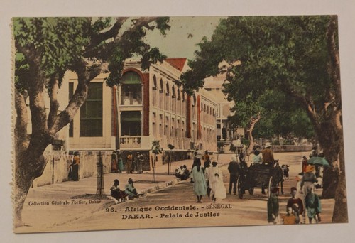 Cartolina dakar senegal palais - dakar,