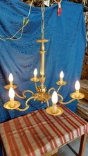 Elegante Lampadario Bronzo