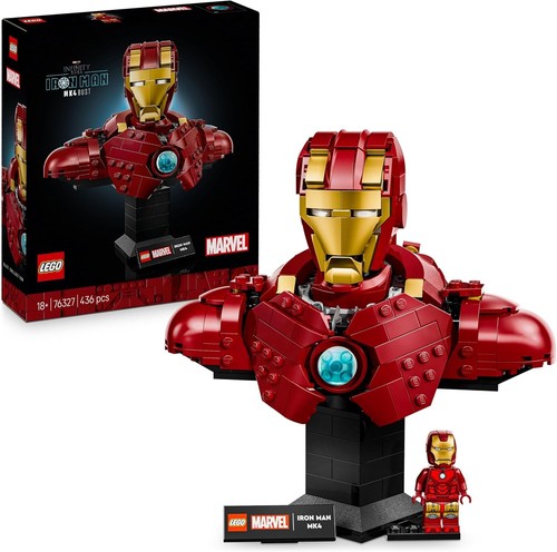 Lego marvel busto - marvel, iron
