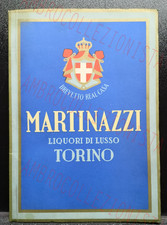 Libretto Pubblicitario MARTINAZZI Liquori di Lusso - 1939