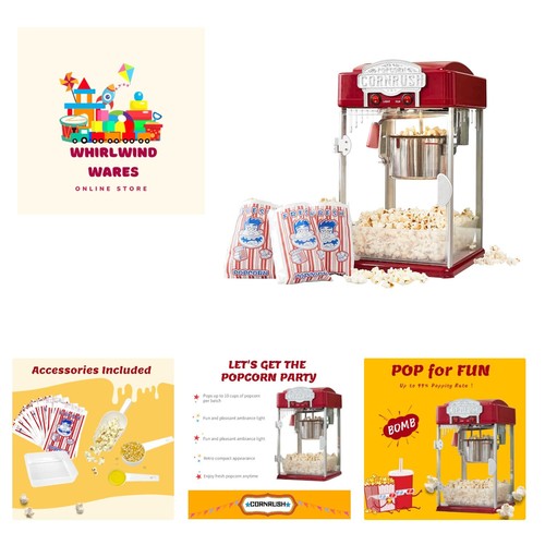 Popcorn popper machine oz - popcorn,