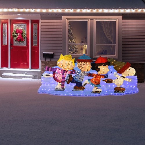 Peanuts gang pattinaggio - pattinaggio, su