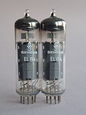 2x EL84 Siemens Röhre tubo stesso codice 1958 testato Funke W19: buono