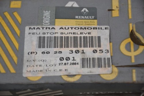 Luce stop centrale renault - stop,
