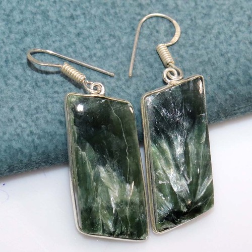 Orecchini serafinite argento - orecchini,