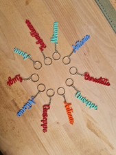 Portachiavi con nome personalizzato  segnaposto comunione idea regalo Italia