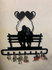 Porta chiavi da parete stilizzato romantico, per arredamento e idea regalo