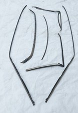 set modanatura inox mercedes w124 berlina inserti fasce listelli tetto ecc