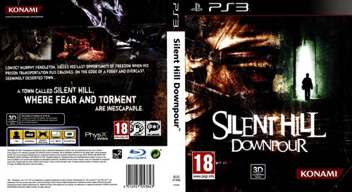 Silent hill downpour ps3 box - silent,