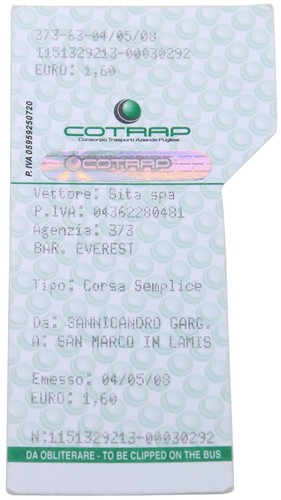 Biglietto pullman sita - pullman,
