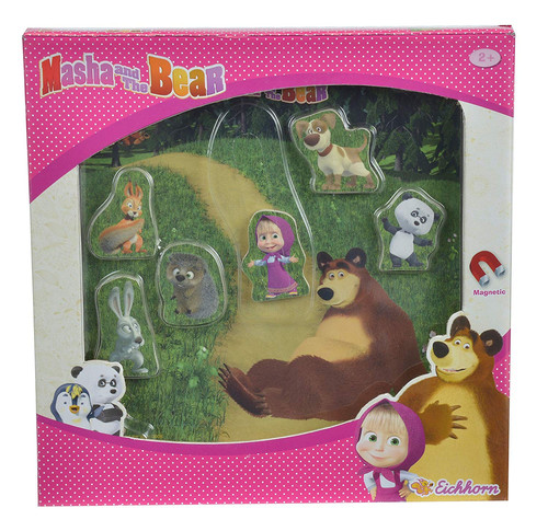 Masha orso puzzle - masha, magnetico
