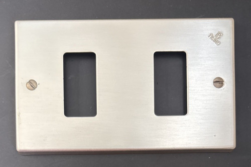Placca per prese anodizzata - placca,