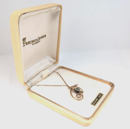Collana giada vintage - anni, 50