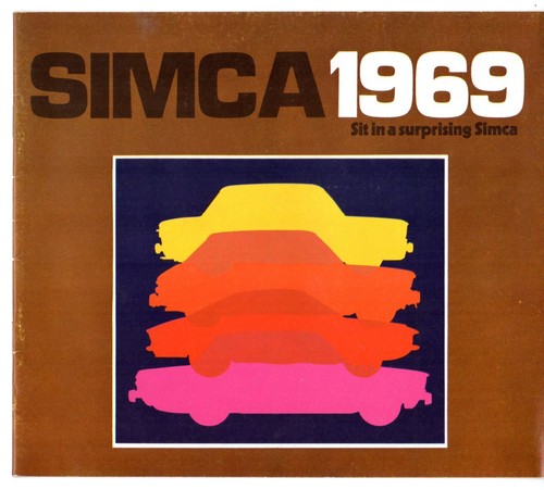 Simca range 1968 1969 - simca, brochure