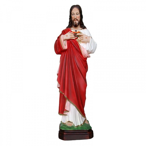 Sacro cuore gesù statua in - cuore, di