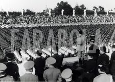Foto vintage Italia, Il Duce al foro Mussolini, 1934, stampa 24x18 cm
