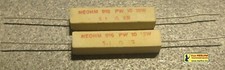 2 PZ Resistenza resistor ceramica cemento a filo da 10W 5.1 Ohm 5% assiale NEOHM