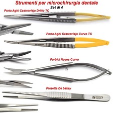 Porta Aghi Chirurgici Forbici Microchirurgia Strumenti Dentali Pinzetta De bakey