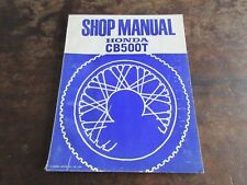 Honda CB500T CB500 T 1974 OEM Shop manual Werkstatt-Handbuch