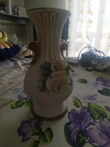 Vaso ceramica capodimonte - vaso,
