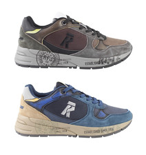 RIFLE scarpe uomo sneaker sportive VERA PELLE invernali casual comode