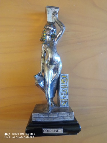 Statuina gold line scultura - gold,