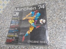 ALBUM MUNCHEN 74 PANINI COMPLETO NUOVO/EDICOLA(MINT)CON BLISTER(SEALED)ORIGINALE