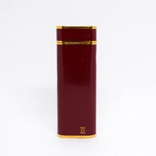 Accendino Cartier Gold Plaque and Bordeaux - Oro Must de Cartier 