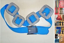 CINTURA DA PESCA MARES in nylon, completa con 4 PIOMBI, e altro per la pesca