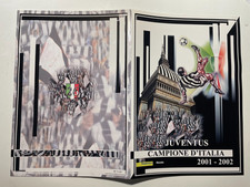 2002 Folder Filatelico Juventus Campione d'Italia Calcio 2001/2002 con Foglietto