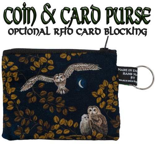 Gufo moneta card borsetta - &,