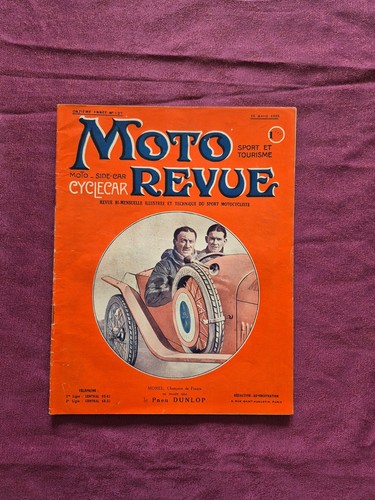 Moto revue 122 1923 - moto, n°122