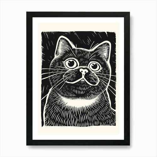 Quadro esotico linocut - a, pelo