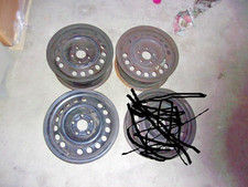 3 CERCHI IN FERRO 15 6JX15 H2 ET43  OPEL MERIVA ZAFIRA ASTRA ORIGINALI GM