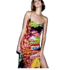 Maxi abito slip ZARA rete