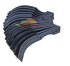 KIT 16 ZAPPETTA MOTOZAPPA 45x6 mm ASOLA Interasse 65/80 mm Foro 10,5 mm 8dx-8sx