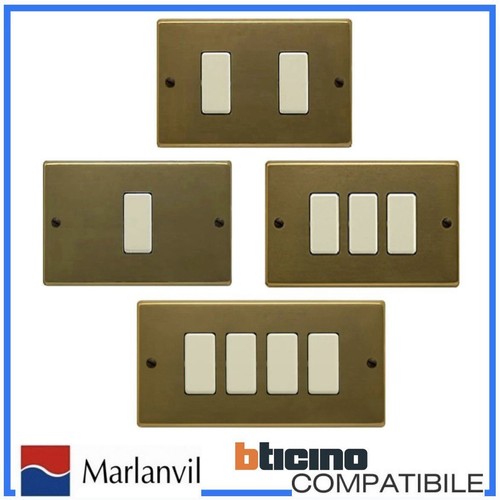 Placca bronzo bticino magic - placca,