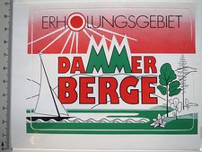 Aufkleber Sticker Dammer Berge