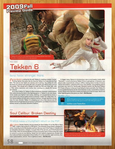 2009 tekken soul calibur - 2009,