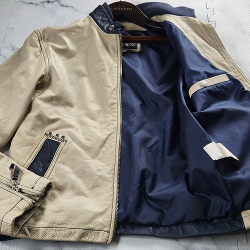 Armani jeans leather bicolor - armani,