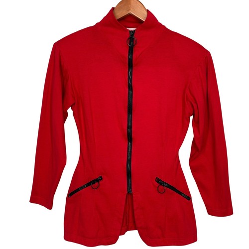 Top vintage energie rosso - top, zip