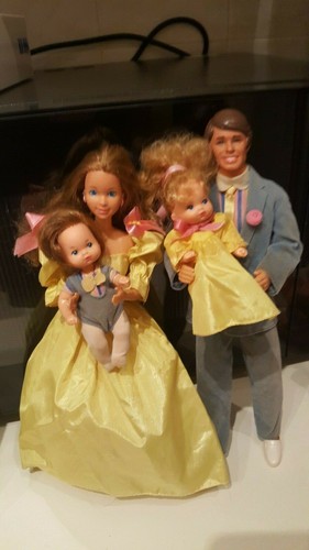 Barbie famiglia cuore vintage - barbie,