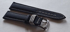 HAMILTON CINTURINO IN PELLE WATCH DARK BLU LEATHER STRAP mm.22 + BUCKLE