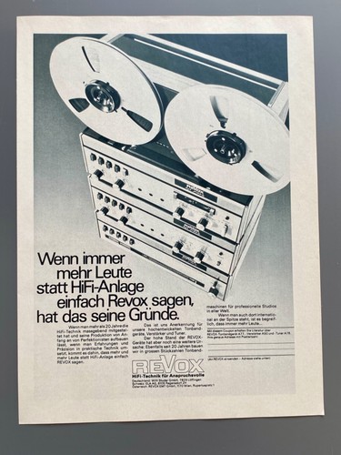 Impianto hifi revox 1971 - impianto,