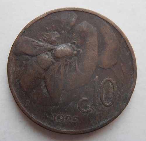 Italia centesimi 1925 - 10,