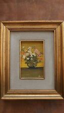 Vaso di FIORI - Olio su