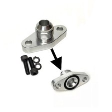8AN Drain Flange 38mm Turbo