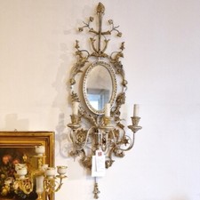 applique a 3 luci in legno